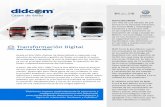 Transformación Digital - didcom · Transformación Digital MAN Truck & Bus México Desde el año 2009, didcom ha desarrollado y mejorado una solución de telemetría y gestión de