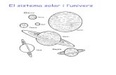 El sistema solar i l’univers · El sistema solar · El sistema solar està format pel sol i els planetes que giren al seu al voltant. · Els planetes són vuit: Mercuri Venus Terra