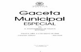 Gaceta Municipal - Ayuntamiento de Toluca · gaceta municipal especial 05/2020 04 de mayo de 2020 la secretarÍa del h. ayuntamiento constitucional de toluca, acorde a lo dispuesto