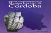 Boletín Asociación Provincial de Córdoba · tenido 2.334 visitantes. Desde el 2012 el museo ha venido superando la ci-fra de 2.000 visitantes por año, una cifra difícil de superar