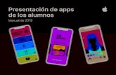 Presentación de apps de los alumnos - Apple Inc. · Presentación de apps de los alumnos | Manual de 2019 2 Presentación de apps de los alumnos: ¡viva la creatividad! Diseñar