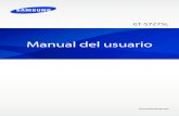 Manual del usuario · Acerca de este manual 4 Marcas comerciales • SAMSUNG y el logotipo de SAMSUNG son marcas comerciales registradas de Samsung Electronics. • El logotipo de