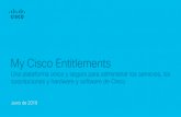 My Cisco Entitlements · Detalles del alcance de My Cisco Entitlements (cont.) Edición de dispositivos Actualice los atributos del dispositivo, como la dirección de instalación,