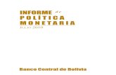 J 2010 - Banco Central de Boliviafenómenos de singular importancia: el repunte de los precios internacionales de alimentos y combustibles entre 2007 y 2008, que incrementó los indicadores