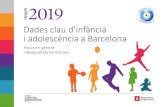 Dades clau d’infància i adolescència a Barcelona · 2020. 3. 25. · L’Institut Infància i Adolescència de Barcelona edita el Resum 2019 a partir de l’informe Dades clau