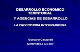 Desarrollo economico territorial y agencias de desarrollo ... · desarrollo económico territorial Las Adel garantizan las condiciones técnicas para la implementación de las iniciativas,