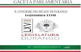 Legislatura LXVII - H. Congreso del Estado de Durangocongresodurango.gob.mx/Archivos/lxvii/gacetas/Gaceta 54... · 2018. 4. 13. · sesiÓn solemne h. lxvii legislatura del estado