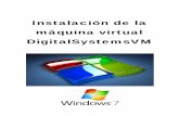 Instalación de la máquina virtual DigitalSystemsVMfmstream.uab.es/.../VirtualBox-Windows-7_Esp.pdf · Windows 7 se describe a partir de la siguiente página. Si surgen dudas o problemas