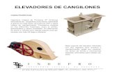 ELEVADORES DE CANGILONES - Indeproindeprosa.mx/pdf/44-ELEVADOR-DE-CANGILONES.pdfELEVADOR DE CANGILONES MODELO IIPF ELEVADOR MODELO IIPF MODELO CANGILONES Peso Neto kg Vol. m3 Cabeza