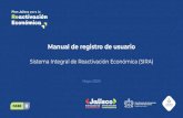 Manual de registro de usuario · 2020. 7. 14. · Gobierno de Jalisco | Crecimiento y Desarrollo Económico Paso 4: En tu bandeja de entrada encontrarás el correo de SIRA, debes