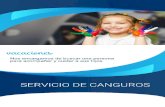 Nos encargamos de buscar una persona para acornpañar y cuidar a sus hijos SERVICIO DE CANGUROS … · SERVICIO DE CANGUROS T ARI FAS COMPLETO 4h a 7h 48 h 23,00€ + IVA (10%) EXPRESS