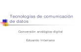Tecnologías de comunicación de datos en Telematica/Tecnolog...Introducción En los sistemas de comunicación digitales, se requiere que las señales se encuentren en el formato adecuado