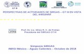 Prof. Dr. Lic. Sílvio R. C. de Freitas Presidente del ... · • Para un punto físico P el potencial W P = W( Ԧ) es evaluado en el International Terrestrial Reference System (ITRS).