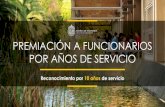 Premiación a académicos por años de servicio · Patricia Aguirre Catalán Estafeta Dirección de Educación Profesional Reconocimiento por 10 años de servicio PREMIACIÓN A FUNCIONARIOS