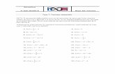 Matemáticas Bloque III: Funciones Tema 7: Funciones ...departamentos.colegiosansaturio.com/...4esob.pdf · D) Calcula el valor de “t” para que los siguientes puntos estén alineados: