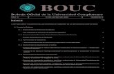 BOUC · - Creación de las figuras de “Geólogo Colaborador en docencia práctica” y “Colaborador en docencia práctica” I.1.5. Vicerrectorado de Relaciones Internacionales