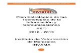 PLAN ESTRATEGICO DE TECNOLOGIAS DE LA INFORMACION Y ...invama.gov.co/wp-content/uploads/2016/11/PLAN-E... · Estándares, modelos y lineamientos de tecnologías de la información