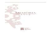 MEMÒRIA —2019—...Escola de Maspujols, amb l’adquisició d’ordinadors portàtils. Lliurament dels premis als treballs de recerca de Batxillerat i als treballs de projecte de