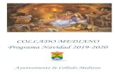 COLLADO MEDIANO Programa Navidad 2019-2020 · 2019. 12. 10. · NAVIDAD 2019-2020 Ayuntamiento de Collado Mediano 9 Domingo 8 de diciembre MERCADILLO SOLIDARIO DE CARITAS De 11.00