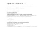 Números Complejos ℂelgeometra.com.ar/analisis/NUMEROS COMPLEJOS (en elaboracion).… · Números Complejos ℂ Definición Un número complejo Z es un par ordenado de números