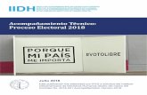 Acompañamiento Técnico: Proceso Electoral 2018 · para candidaturas a cargos de elección; se establece una proporción 60/40 que obligo a los partidos a designar el 40% de las