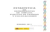 ESTADÍSTICA - Servicio Público de Empleo Estatal | SEPE · elaboración de la Estadística de Empleo es la nueva Clasificación Nacional de Ocupaciones (CNO-11), aprobada por Real