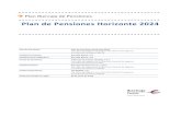 Plan de Pensiones Horizonte 2024 · 2019. 6. 20. · Plan de Pensiones Horizonte 2024 – Especificaciones 6 Artículo 7. Obligaciones de la Entidad Promotora La Entidad Promotora