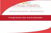 Congreso Argentino de Cirugía Pediátricasilmag.com.ar/descargas/Programa de actividades/Completo.pdf · 1.6. Diagnóstico y tratamiento de los tumores de la región parotídea en