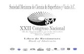Sociedad Mexicana de Ciencia de Superficies y Vacío A.C.smcsyv/xxii/XXII_CN.pdf · Optical Transmission and Two -d imensional Waveguiding of Thin Metal Films with Randomly Distributed