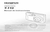 CÁMARA DIGITAL T-110 - Olympus Corporation · 2013. 4. 29. · Manual de instrucciones T-110 CÁMARA DIGITAL Le agradecemos la adquisición de esta cámara digital Olympus. Antes