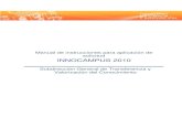Manual de Usuario -  · PDF file

28/07/2010 Manual de instrucciones para aplicación de solicitud INNOCAMPUS 2010_.doc Página 3 de 34
