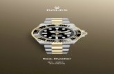 Sea-Dweller · Oyster Perpetual Sea-Dweller腕錶黃金鋼 款，搭配黑色陶質外圈及蠔式錶帶。 腕錶配備獨特黑色錶面和特大夜光鐘點標記。Rolex Sea-Dweller配備單向旋轉60分鐘刻度外圈，防水深達4,000呎