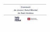 Comissió de Joves i Salut Mental de Sant Andreu · Comissió de Joves en el marc de la Taula de Salut Mental del Districte de Sant Andreu i per l’estructuració de la Secretaria