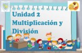 Unidad 2 Multiplicación y División...• utilizando la relación que existe entre la división y la multiplicación • aplicando la estrategia por descomposición del dividendo
