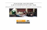 ANTOLOGÍA DE GESTIÓN ESCOLAR - Zona 93 de Educación ...zona93educacionpreescolar.weebly.com/uploads/1/2/7/2/12725852/… · a los docentes inscritos en la Segunda Vertiente del
