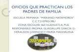 OFICIOS QUE PRACTICAN LOS PADRES DE FAMILIAoficios que practican los padres de familia escuela primaria “mariano matamoros” c.c.t.21epr0138u . zona escolar: 063 huehuetla, pue.