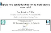 Opciones terapéuticas en la colestasis neonatal 29-9... · 2017. 10. 26. · Opciones terapéuticas en la neonatal Tratamiento quirúrgico de la atresia de vías biliares • Portoenteroanastomosisde