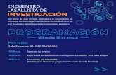 Programaciòn Encuentro Investigacion...Juan David Junca Robayo - Semillero INNOVA. Aprovechamiento de la biomasa, cereales, y malta macerada utilizada en la industria cervecera colombiana