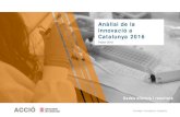 Anàlisi de la innovació a Catalunya 2016 · Catalunya. Estat espanyol. Despesa en . R+D/PIB. La intensitat en R+D a Catalunya se situa a l’1,46% del PIB. 0,0%. 0,5%. 1,0%. 1,5%.