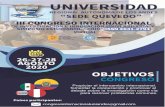 PRESENTACIÓN DEL EVENTO...PRESENTACIÓN DEL EVENTO La Universidad Regional Autónoma de Los Andes, Ecuador y las unidades académicas convocaron a profesores universitarios, estudiantes,