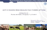 ACTIVIDADES REGIONALES FAO FIEBRE AFTOSA FAO - cosalfa... · 2016. 4. 29. · Mesoamérica (CODEGALAC) , Santo Domingo - Republica Dominicana, noviembre del 2105. Priorizado: Salud