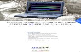 Analizador de espectro robusto - Aaronia...PRO ha sido testado independientemente según los estándares MIL-STD-810G, IP65 y MIL-STD-461F. El analizador se basa en un nuevo método