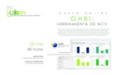 GABI€¦ · GaBi ofrece una herramienta profesional para almacenar, analizar y realizar un seguimiento del perfil ambiental de productos y/o servicios. Con esta herramienta se facilita