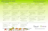 Septiembre 2020 · Septiembre 2020 Curso 2020-2021 LUNES MARTES MIÉRCOLES JUEVES VIERNES 7 Judías verdes con patata y zanahoria Filete ruso con champiñones Yogur natural 8 Ensalada