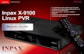 Inpax X-9100 Linux PVR - TELE-satellite · 2016. 11. 15. · Inpax X-9100 Linux PVR Una caja negra guapa competente con el rango lleno de funciones Un PVR de alta-definición basado