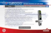 Cerradura biométrica de uella digital - Cronos · Cerradura biométrica de huella digital Control de Accesos - Control de Asistencia - Control de Rondas - Biometría Molinetes -