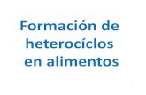 Formación de heterocíclos - UNAMdepa.fquim.unam.mx/amyd/archivero/UNIDAD2ALIMENTOS_25090.pdf · 2013. 9. 18. · de furanos, tiofenos, pirroles, cuerpos carbonados como reductonasy