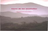 Voces de las montanas: Testimonios Orales de la Sierra Norte de …mountainvoices.org/pdfs/mexico_local_booklet_pt1.pdf · 2005. 11. 29. · Voces de montañas Los testimonios obtenidos
