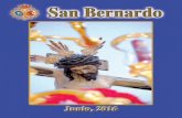 SAN BERNARDO JUNIO 2016 · 2019. 4. 9. · tular San Bernardo, a las 20:30 horas. 14 de SePTIeMBre de 2016, MIÉrCoLeS. Solemne Función por la Festividad de la Exaltación de la