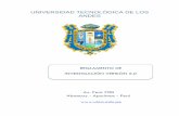UNIVERSIDAD TECNOLÓGICA DE LOS ANDES · REGLAMENTO DE INVESTIGACION Código: PRCST-INVSTG-01 RI 7.11. Implementar la investigación formativa en todas las escuelas profesionales.